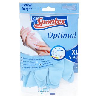 Gum.rukavice vel.XL Spontex Optimal | Úklidové a ochranné pomůcky - Rukavice, zástěry a čepice